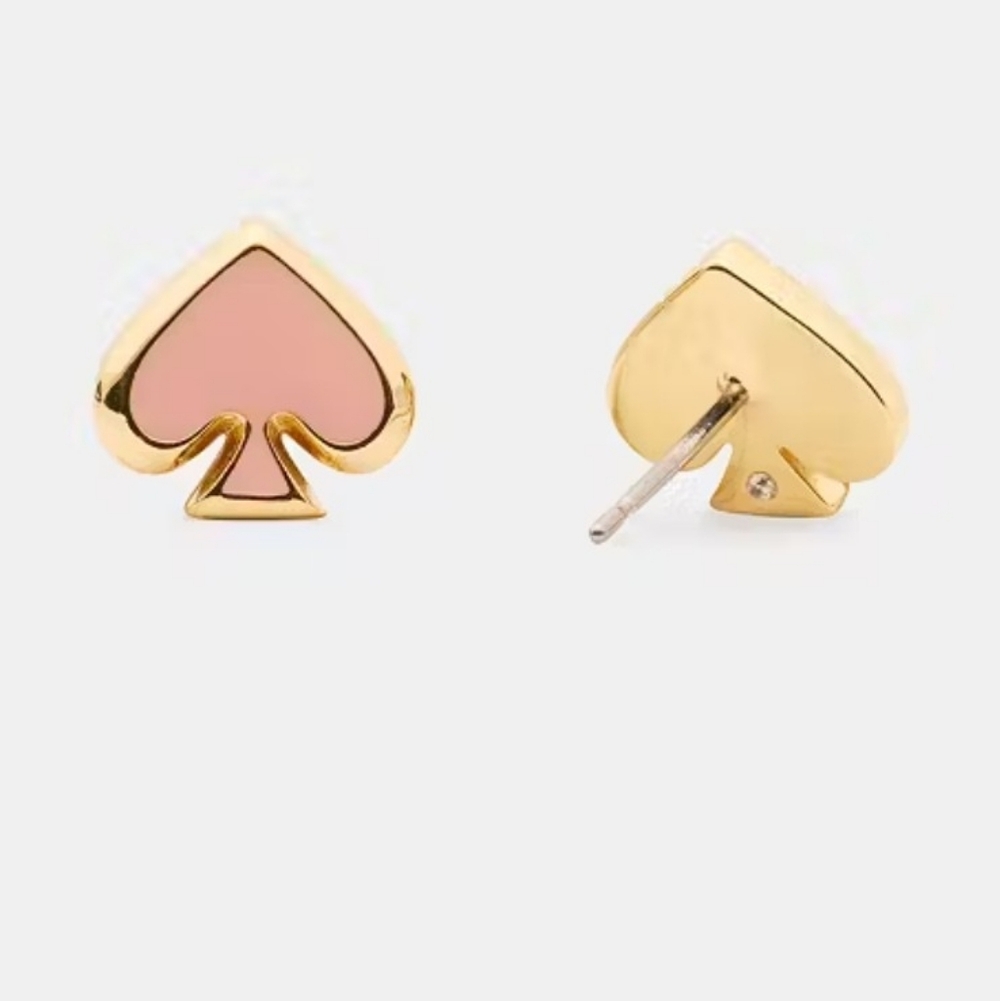 Everyday Kate Spade Enamel Studs New In Pink - Picture 2 of 3